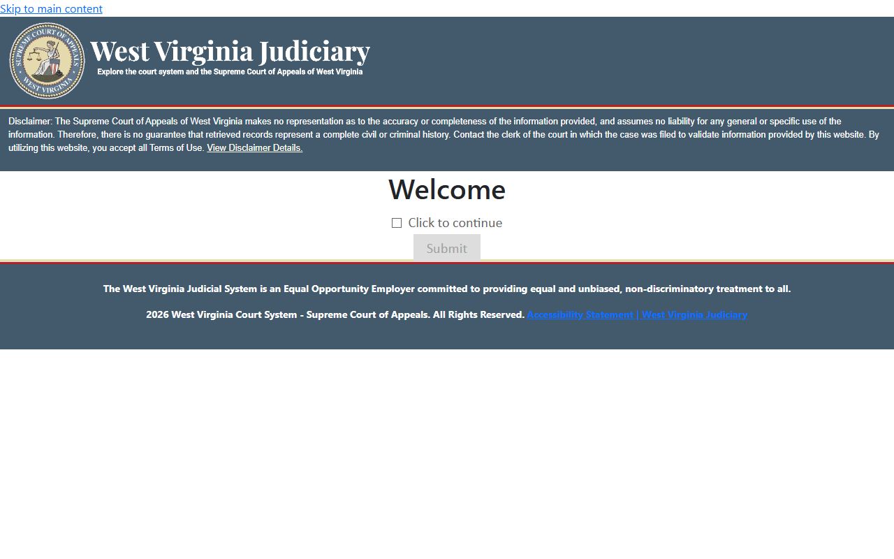 Doddridge County court records after arrest Magistrate Case Record Search portal